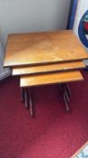 Mid-century G-Plan teak nest of three tables
