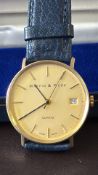 9ct Gold cased Mappin & Webb quartz wristwatch - G