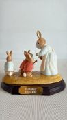 Beswick Beatrix potter tableau Mrs Rabbit & the fo