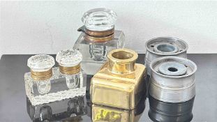 Collection of inkwells