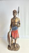 Leonardo Collection â€œMasaiâ€ warrior figure, 2003