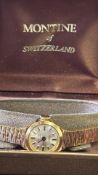 Montine of Switzerland vintage ladies wristwatch w