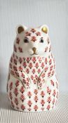 Royal crown derby hamster silver stopper