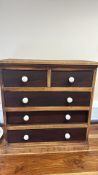 Miniature Wooden Chest of Drawers