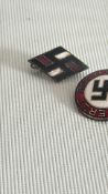 2 German badges