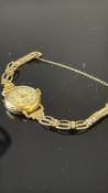 1/10 12ct rolled gold Glaco ladies wristwatch