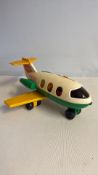 Fisher-Price vintage plastic toy jet plane
