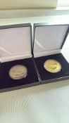 2 Boxed American proof coins