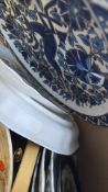 Mixed lot of framed prints and decorative ceramic plates, c.20th century