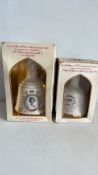 Bellâ€™s commemorative whisky decanters, Elizabeth II 1986 & Prince William 1982 â€“ two