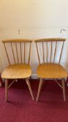 Pair of Ercol Windsor stick-back dining chairs