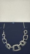 Designer silver necklace