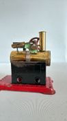 Mamod SE1 miniature stationary steam engine