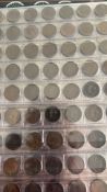 Collection of British coins - 13 pages in total