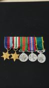 Miniature British medal for WWII 1939-45 star, Ita