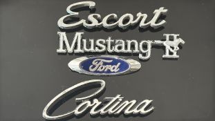 4x Vintage Ford car badges