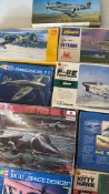 Eight vintage 1:72 scale aircraft model kits
