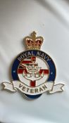 Cast iron royal navy Veteran sign