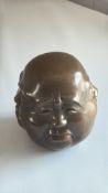 Large bronze 4 faced buddha