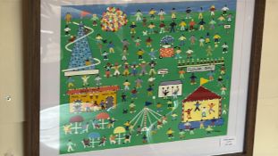 Gordon Barker original watercolour (38cm x 45.5cm)