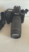 Nikon F5 SLR Camera with Sigma 70â€“210 mm Lens