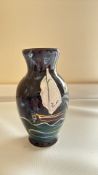 Anita Harris sailing boat vase signed in gold