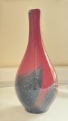 Royal Doulton flambe veined vase No 1612