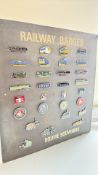 Vintage card of railway badges