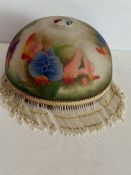 Hand painted glass shade