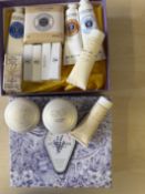 L'occitane set together with other perfume samples