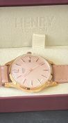 Henry London wristwatch as new with tags