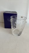 Royal Doulton polka-dot crystal ice bucket