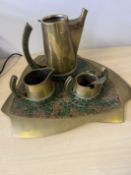 1960's Salvador teran coffee set (missing lid)