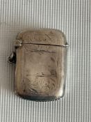 Silver vesta case (Birmingham)