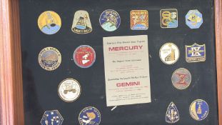 Americas first manned space program pin badge coll