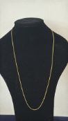 22ct Gold spiga necklace 5.09g