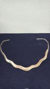 Sterling silver choker