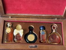 Boxed miniature perfume to include Givenchy