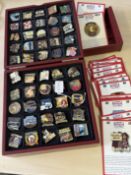 Large collection of British victory collectors pin