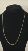 18ct Gold chain Weight 2.9g