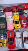 Collection of die-cast model cars (approx. 17)
