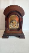 Junghans mahogany arch-top mantel clock, c.1910