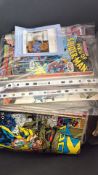 Boxed lot of c.50 Marvel and genre comic books, 1980sâ€“90s