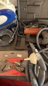 Polti Vaporetto steam cleaner, electric staple gun and accessories