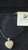 Cased Swarovski necklace & pendant