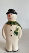Anita Harris snowman figure signed in gold