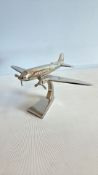 Metal Model Aircraft Desk Ornament