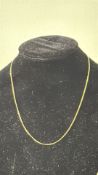 9ct gold chain Weight 1.8g