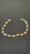 9ct Gold bracelet Weight 2.2g