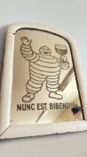 French Michelin man wall mirror